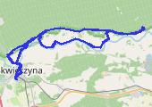 Okolice - mapa trasy gps - rower trekkingowy