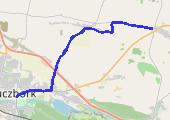 18.8.26 - mapa trasy gps - rower trekkingowy