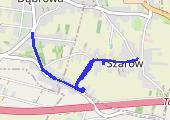 Trasa z dnia 2026-08-03 11:17 - mapa trasy gps - rower trekkingowy
