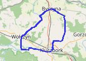 19.8.26 - mapa trasy gps - rower górski