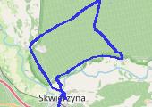 Świniary, Puszcza Notecka - mapa trasy gps - rower trekkingowy