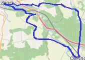 21.8.26 - mapa trasy gps - rower górski