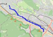 spacer - mapa trasy gps - marsz