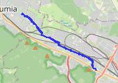 spacer - mapa trasy gps - marsz