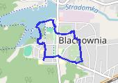 Spacer - mapa trasy gps - spacer