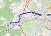 Pielgrzymka na Jasną Górę - mapa trasy gps - spacer