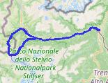 Laas - Stelvio - Umbrail - Merano z dnia 2026-08-11 - trasa rowerowa