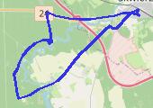 Ludendorff - mapa trasy gps - rower trekkingowy