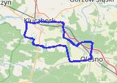 30.8.26 - mapa trasy gps - rower górski