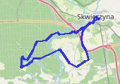 Okolice - mapa trasy gps - rower trekkingowy
