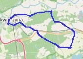 Przytoczna - mapa trasy gps - rower trekkingowy