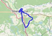 Okolice - mapa trasy gps - rower trekkingowy