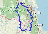 Osowa - mapa trasy gps - rower górski