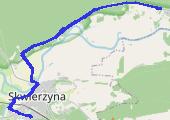 Świniary - mapa trasy gps - rower trekkingowy