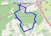 Z rowerem po lesie - mapa trasy gps - rower trekkingowy