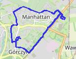 Narutowicza - BIG Gorzów - trasa marszu