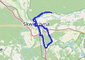 Twierdzielewo - mapa trasy gps - rower trekkingowy