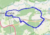 Przytoczna - mapa trasy gps - rower trekkingowy