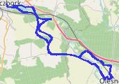 28.9.26 - mapa trasy gps - rower górski
