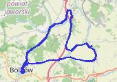 20260604 Roztoka  - mapa trasy gps - rower górski