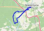 Stary Dworek - mapa trasy gps - rower trekkingowy