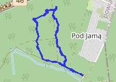 Spacer - mapa trasy gps - spacer