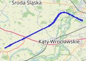 Wrocław - Madera (1) - mapa trasy gps - samolot
