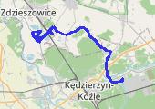 Trasa z dnia 2026-09-30 17:02 - mapa trasy gps - rower trekkingowy