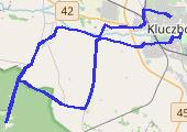 30.9.26 - mapa trasy gps - rower trekkingowy