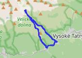 'Velické pleso 2026-09-30 17:22 - mapa trasy gps - wędrówka