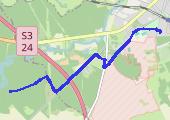Okolice - mapa trasy gps - rower trekkingowy