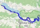 'velo Czorsztyn 2026-10-03 18:03 - mapa trasy gps - rower trekkingowy