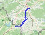 Rabka - Liesek Kolomažiarka - Czarny Dunajec - Rabka z dnia 2026-10-03 - trasa rowerowa