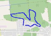 Spacer - mapa trasy gps - spacer