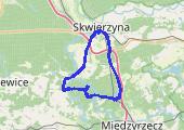 Gardzkie - mapa trasy gps - rower trekkingowy