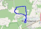 Z rowerem po lesie - mapa trasy gps - rower trekkingowy