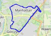 Narutowicza - BIG Gorzów - mapa trasy gps - marsz
