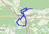 Świniary - mapa trasy gps - rower trekkingowy