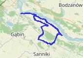 ' - mapa trasy gps - rolki