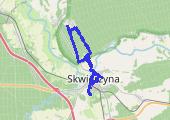 Murzynowo - mapa trasy gps - rower trekkingowy