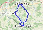 Rower 20.10.2026 - mapa trasy gps - rower szosowy