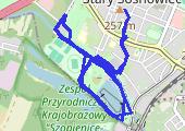 Trasa z dnia 2013-08-28 12:35 - mapa trasy gps - rower górski