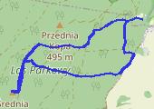 Średnia Kopa - mapa trasy gps - marsz