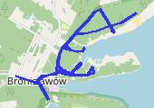 Trasa z dnia 2013-08-28 20:10 - mapa trasy gps - rower trekkingowy