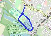 Trasa z dnia 2013-08-30 19:53 - mapa trasy gps - bieganie