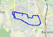 Trasa z dnia 2013-08-30 21:23 - mapa trasy gps - bieganie