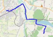 Trasa z dnia 2013-08-31 09:38 - mapa trasy gps - rower szosowy