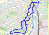 Trasa z dnia 2013-08-31 18:30 - mapa trasy gps - spacer