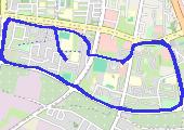 Trasa z dnia 2013-09-01 21:04 - mapa trasy gps - bieganie