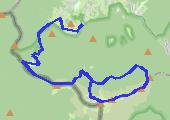Wędrówka po Babiogórskim Parku Narodowym  - mapa trasy gps - wędrówka